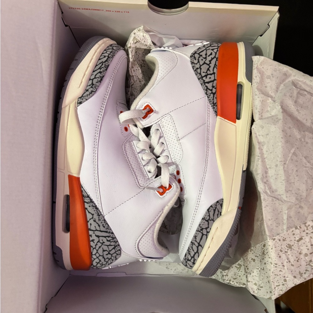 Georgia Peach Jordan 3s Women Size 8